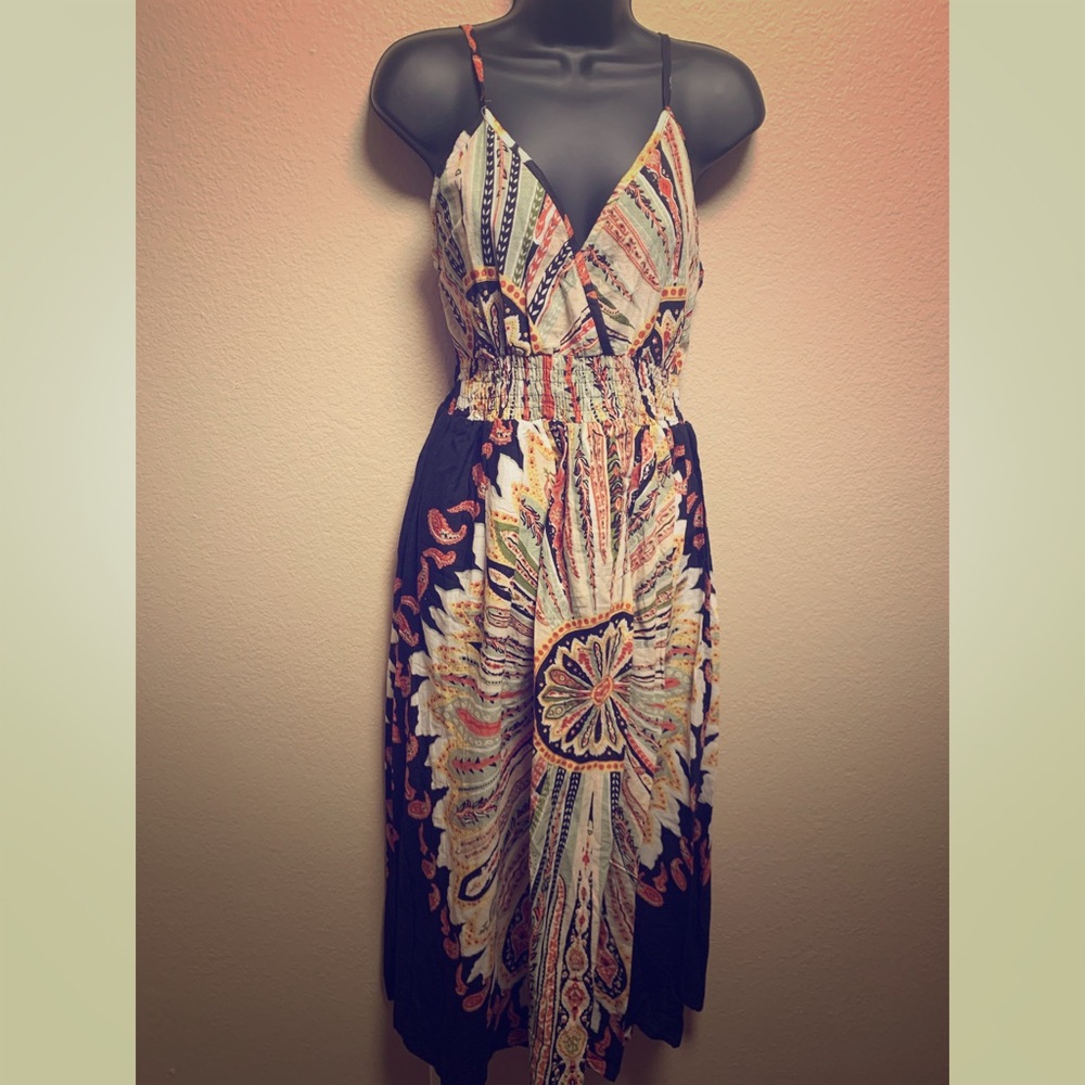 NWT Maxi dress Multi-color pattern size XL